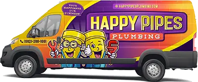 Happy Pipes Plumbing Van