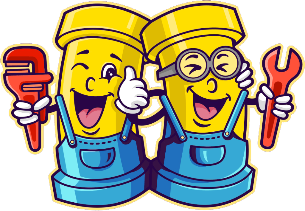 Happy Pipes Plumbing Mascott