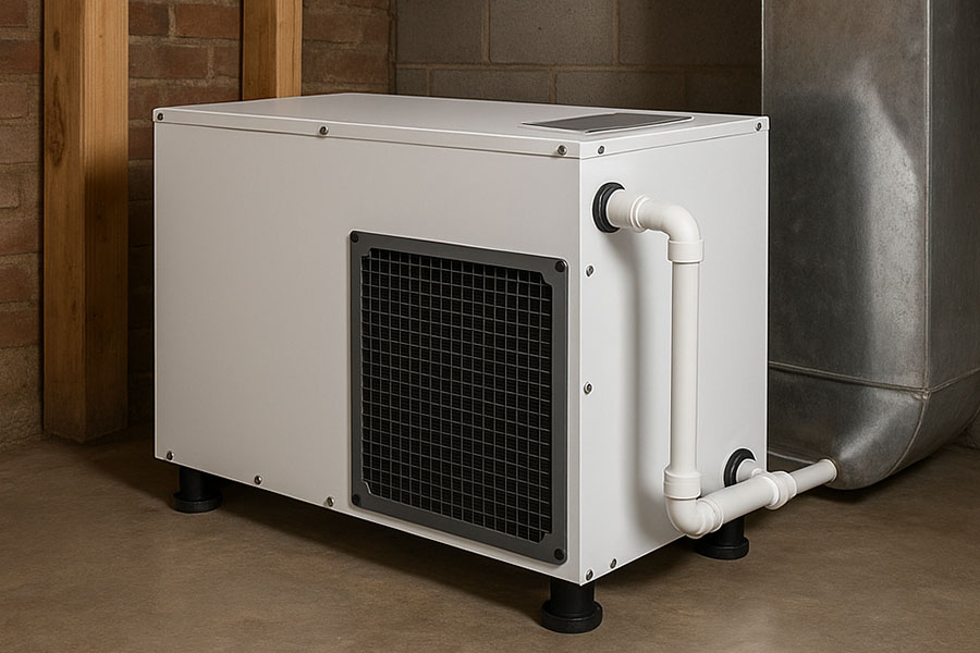 Dehumidifier repair to reduce excess indoor moisture in Oxford MS