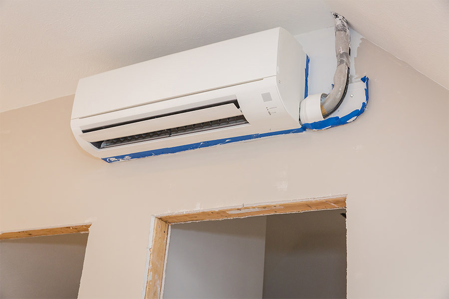 Ductless mini split system installation in Oxford, MS home